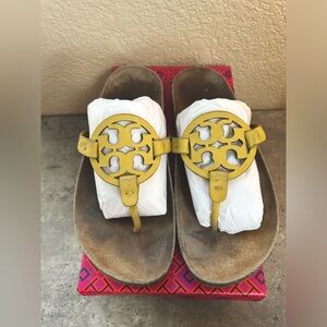 Offers Welcome!! Tory Burch Miller Cloud Sandals - Lemon Lime